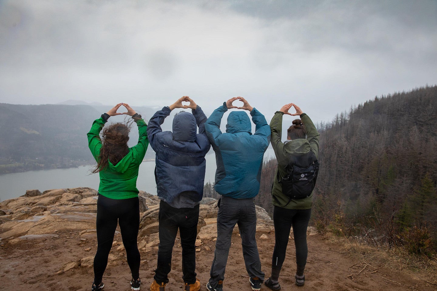 Students at Columbia Gorge