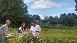 Members of the Sustainability Fellowship Program take experiential education outdoors