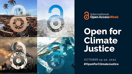 Event announcement for Open for Climate Justice: A Panel with the Just Futures Institute